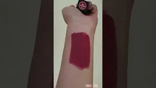 Cherry Red lipstick under 300 #shorts  #swatch #swissbeauty |Glam Diva