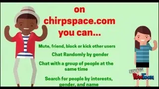 ChirpSpace.com | Chat with anyone, just search and chat! Featuring random chat by gender!