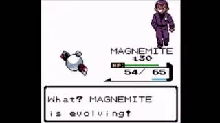 Magnemite Evolves Into Magneton - Pok&eacute;mon Crystal Version