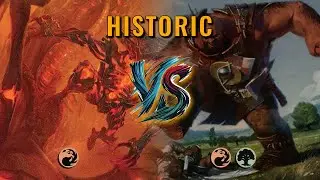 MTG Historic - Mono Red Aggro by CunicoliGoblin VS Gruul Midrange by FBSTORM