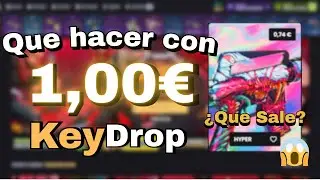 Lo que pasa si entras a KeyDrop con solo 1&euro; 🤯