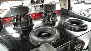 FOUR 12S DESTROY THIS TRUCK! CRAZY SUB FLEX!