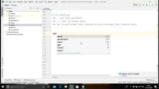 Python File handling  operation using  counts of words , unique  words and top 10 words Part1 Tamil