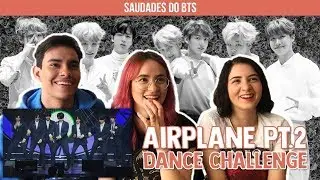BTS - Airplane pt.2 + Dance Challenge (Reaction) | Três de Outubro