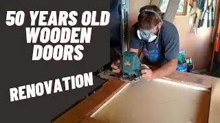 50 years old doors renovation New Zealand native totara wood