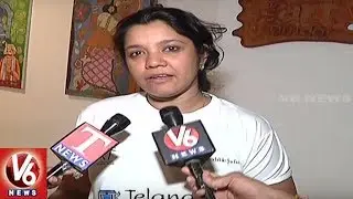 Telangana Tourism Felicitates Four Women Bikers After Completing 7 Countries Tour | V6 News
