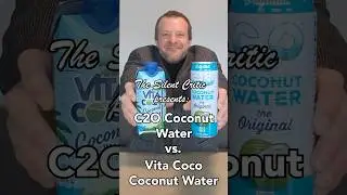 Vita Coco Coconut Water vs. C2O Coconut Water | Silent Critic Beverage Review #shorts #review