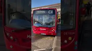 London Small Bus Route C11 at Brent Cross Shopping Center | 9 February 2022 #shorts