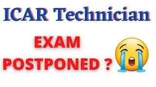 ICAR IARI Technician Exam postponed ?
