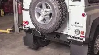 Installing Rear Bumperettes on a Defender 90