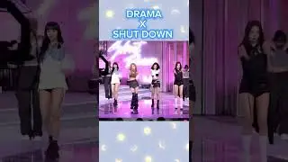 DRAMA X SHUT DOWN CHOREOGRAPHY #blackpink #aespa #drama #shutdown #shorts #kpop #jisoo #jennie