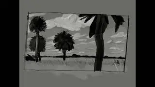 Thumbnailing Landscape Drawings #aaronblaise #thumbnailart #gesturedrawing #art
