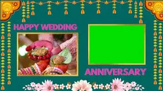 Happy wedding anniversary# song #video blank green screen video Template download
