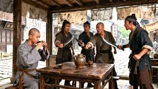 喝茶小和尚人人欺負，不料是隱藏功夫宗師，靈鷲宮主人躬身喊主人，驚呆全場！💥 中國電視劇 | KungFu