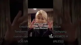 taehyung con el cabello azul aaaaa #bts #army