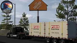 #ATS more than 500 miles delivery of Moving Containers from @HomeDepot to @lennar
