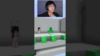 he did the IMPOSSIBLE...🤔🎨Minecraft color match GIRLFRIEND #minecraft #shorts #minecraftshorts