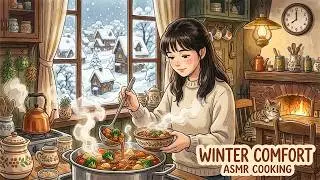Cozy Kitchen Moments 🍲 | A Quiet Cooking Break