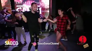 Real Ibanez and Anastasia Morozova Salsa Dancing in Rest & Bar SARAY, The Third Front, 06.08.18