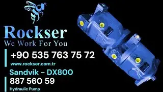 887 560 59 - Hydraulic Pump #sandvik #rockdrill #manufacturer #sparepart #drifter #rockser #tamrock