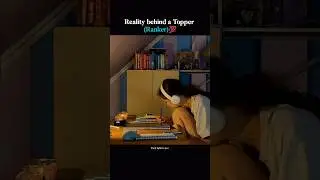 Reality behind a Topper🧠💯 #study #studymotivation #motivation #studyismylife #trending #shorts