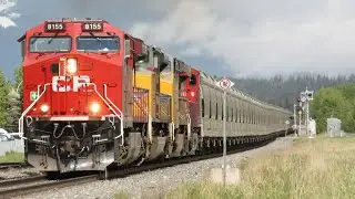 Dual Union Pacific Units!!! Canadian Pacific Potash (CP 600) East at Canmore, AB