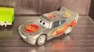Disney Cars Silver Lightning McQueen Diecast Review