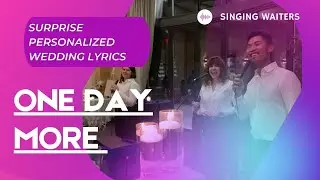 One Day More Les Mis Wedding Flashmob with Custom Lyrics