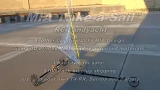 MIA Trike a Sail RC Landyacht 2019 NEW Design 36 inch Base   A couple Kits for Sale