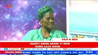 Iranti Awon Akoni Ti Won Subu Loju Ogun: Kilo N Sele