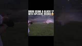 Glock 17 with Explosive Rounds