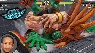 This Diamond Zangief Knew The Match Up! | SFV Blanka Ranked Matches