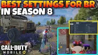 *NEW* BEST SETTINGS for COD MOBILE 🤯(SEASON 8) CODM BEST HUD & BASIC+ SENSITIVITY SETTINGS #codm