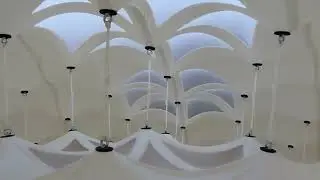 In der Zeltwand eines aiRdome