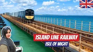 Isle of Wight Train Journey | Ride the Historic Island Line Railway, England | 4K - Ep 5
