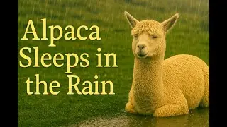 Alpaca in the Rain | Calm Nature Sounds for Sleep & Focus