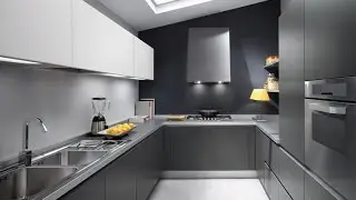 Grey Modern Kitchen Design