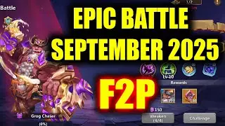 EPIC BATTLE -  SEPTEMBER 2025 - WITH F2P HERO - CASTLE CLASH