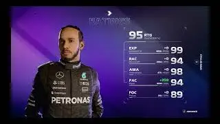 F1 24 Abu Dhabi VER HAM title fight full race plus quali