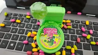 ASMR SOUR FLUSH CANDY Satisfying Sounds
