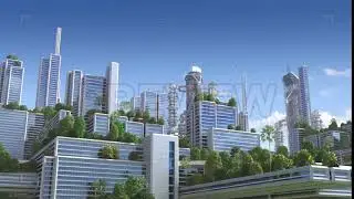 Futuristic Green City - Animations by AND.