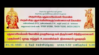 PUDUKALIAMMAN KOVIL MANMANGALAM RAJA GOPURAM NILAI POOJAI