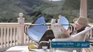 Solar Cooking - How To Make Coffee with SolSource Classic