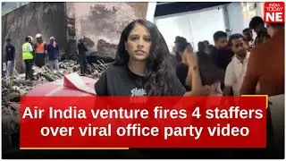Air India fires 4 senior employees over viral office party video days after crash #watch