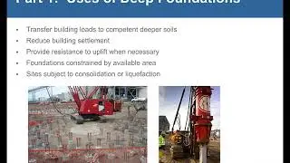 Deep Foundations &ndash; Overview and Design Example