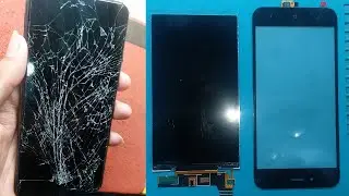 Restoration Destroyed Phone | Xiaomi Mi 5X (MDE2) Cracked Front Glass Replacement | Mi MDE2
