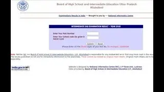 upresults.nic.in, UP Board High School Result 2019, UP Intermediate Result 2019