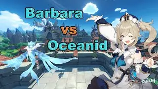 Soloing Oceanid with Barbara - Genshin Impact