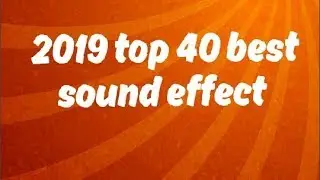 top 40 sound effect