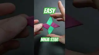 Ninja Star Easy Origami Shuriken Tutorial